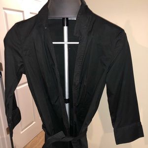 Black button down dress shirt